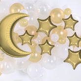 Gold Moon & Stars Foil Balloon Set